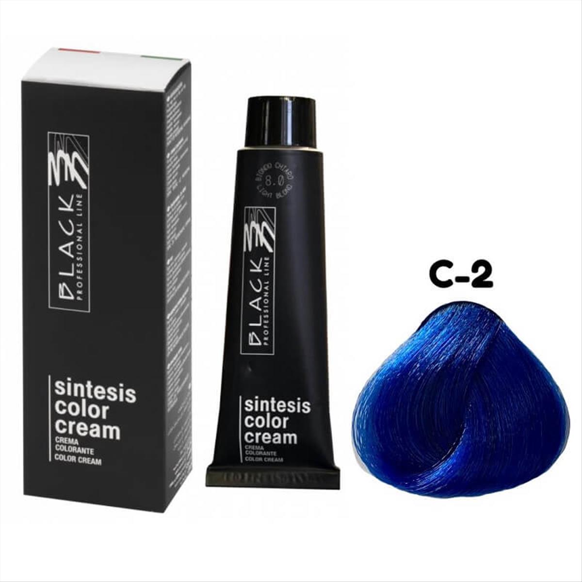 Hair Color  Black Sintesis  Glam Colors Parisienne GL-C2 100 ml