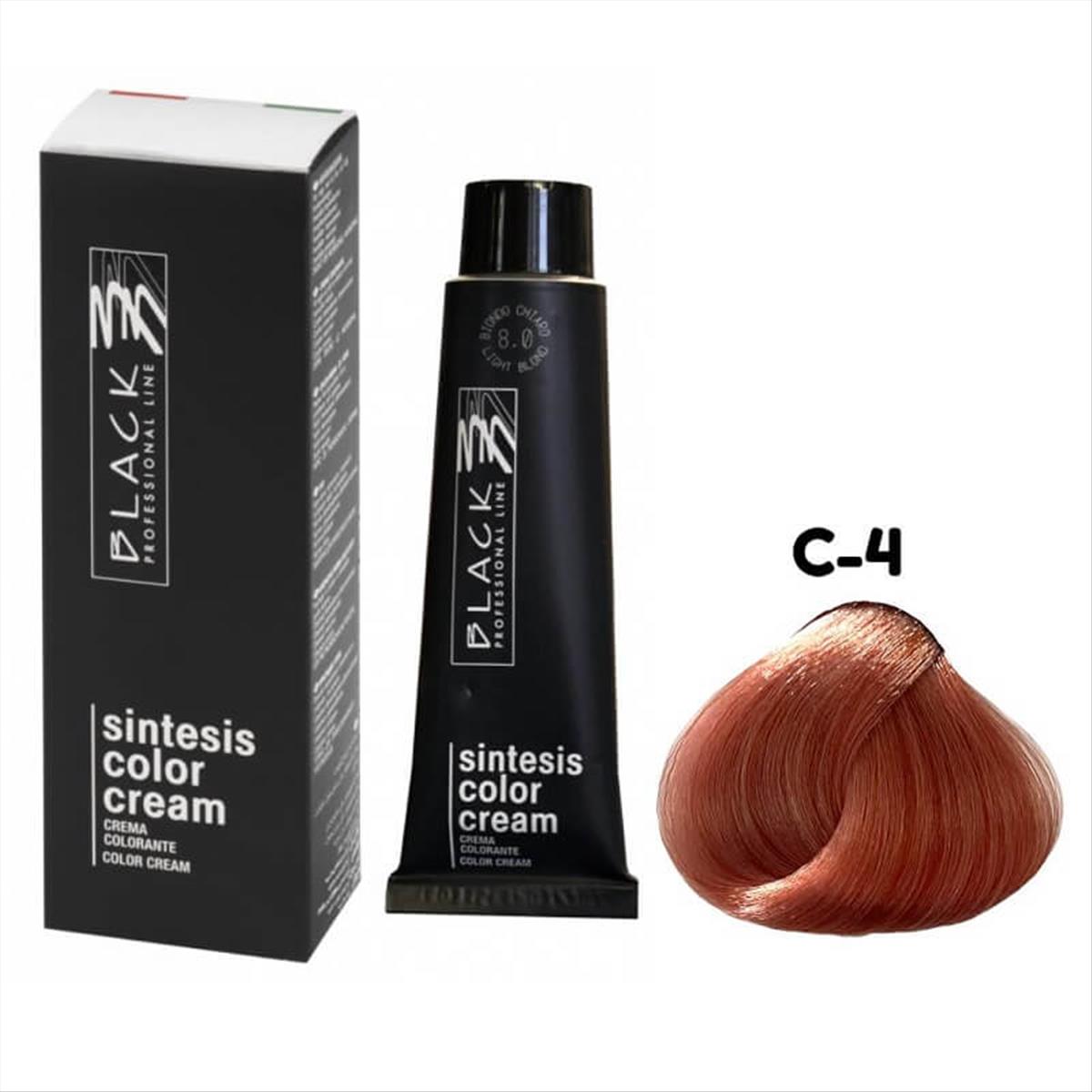 Hair Color Black Sintesis  Glam Colors Parisienne GL-C4 100 ml