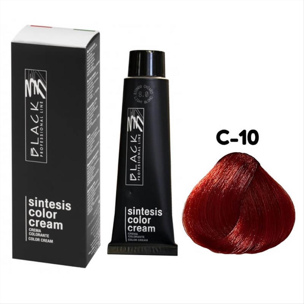 Hair Color  Black Sintesis  Glam Colors Parisienne GL-C10 100 ml