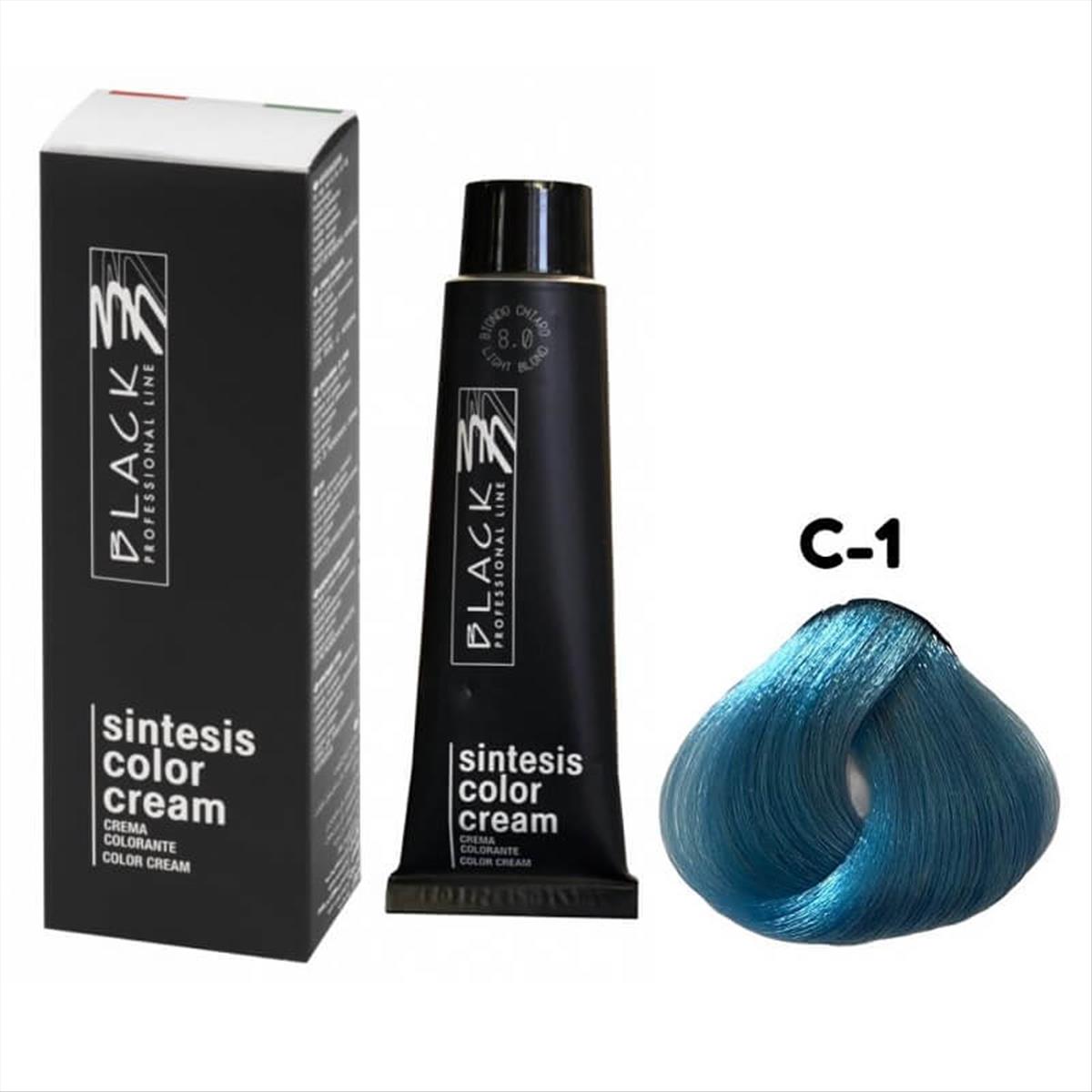 Hair Color Black Sintesis Glam Colors Parisienne GL-C1 100ml