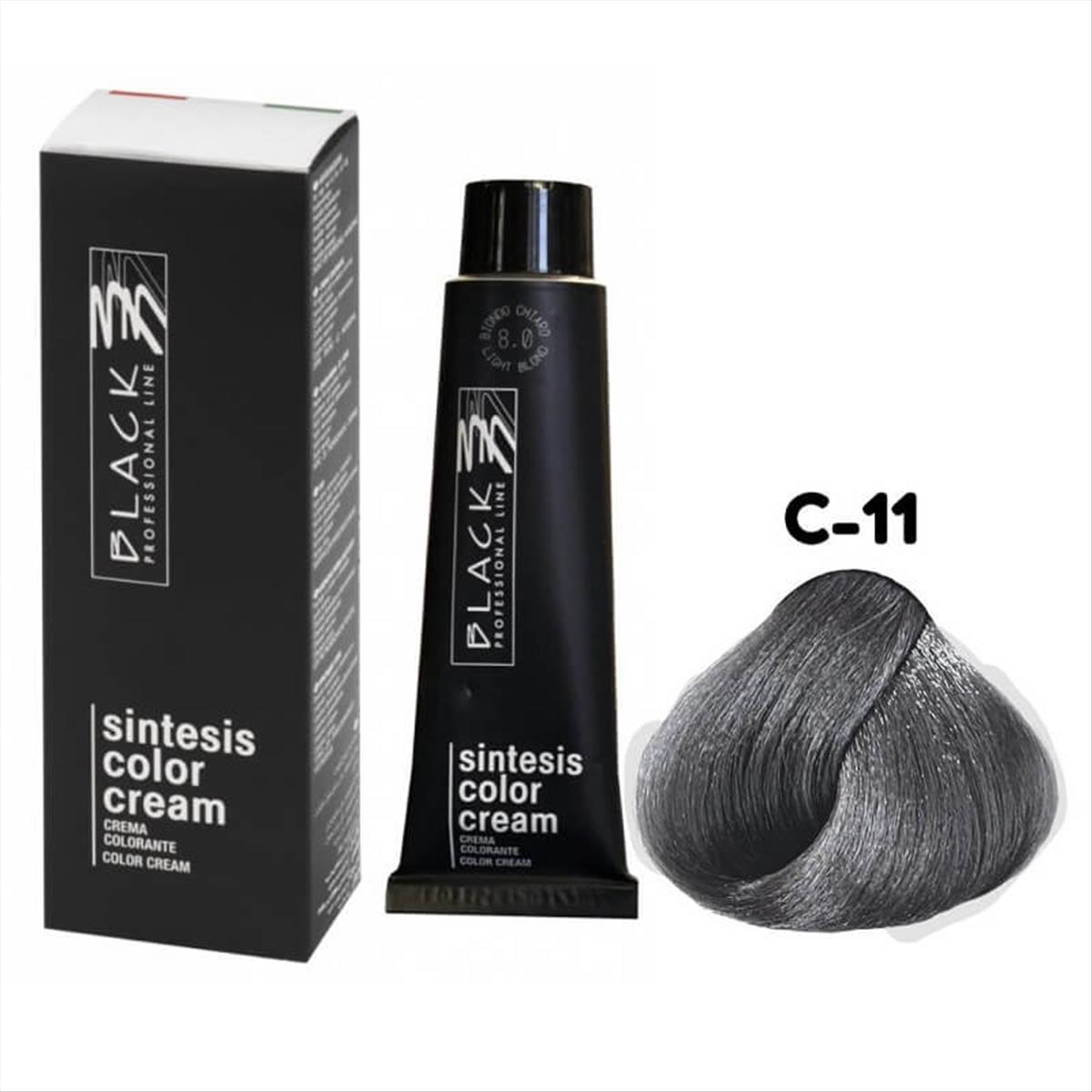 Hair Color Black Sintesis  Glam Colors Parisienne GL-C11 100 ml