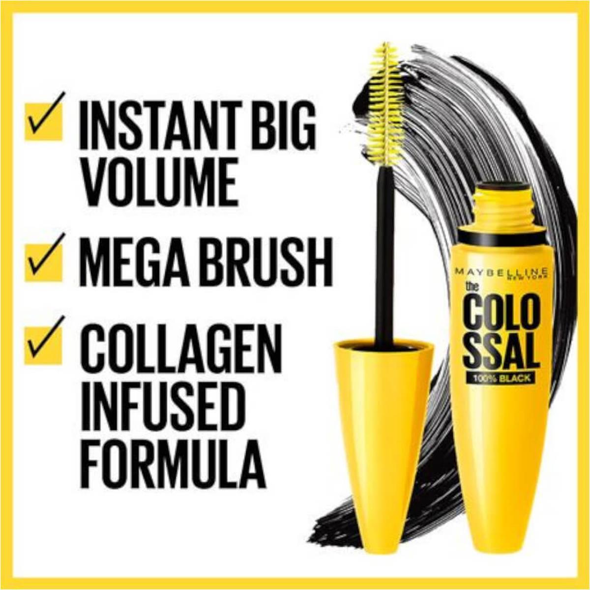 Mascara Maybelline Colossal 100% Black