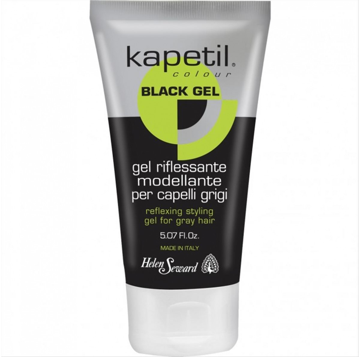 Gel Μαλλιων με Χρώμα kapetil Gel Black