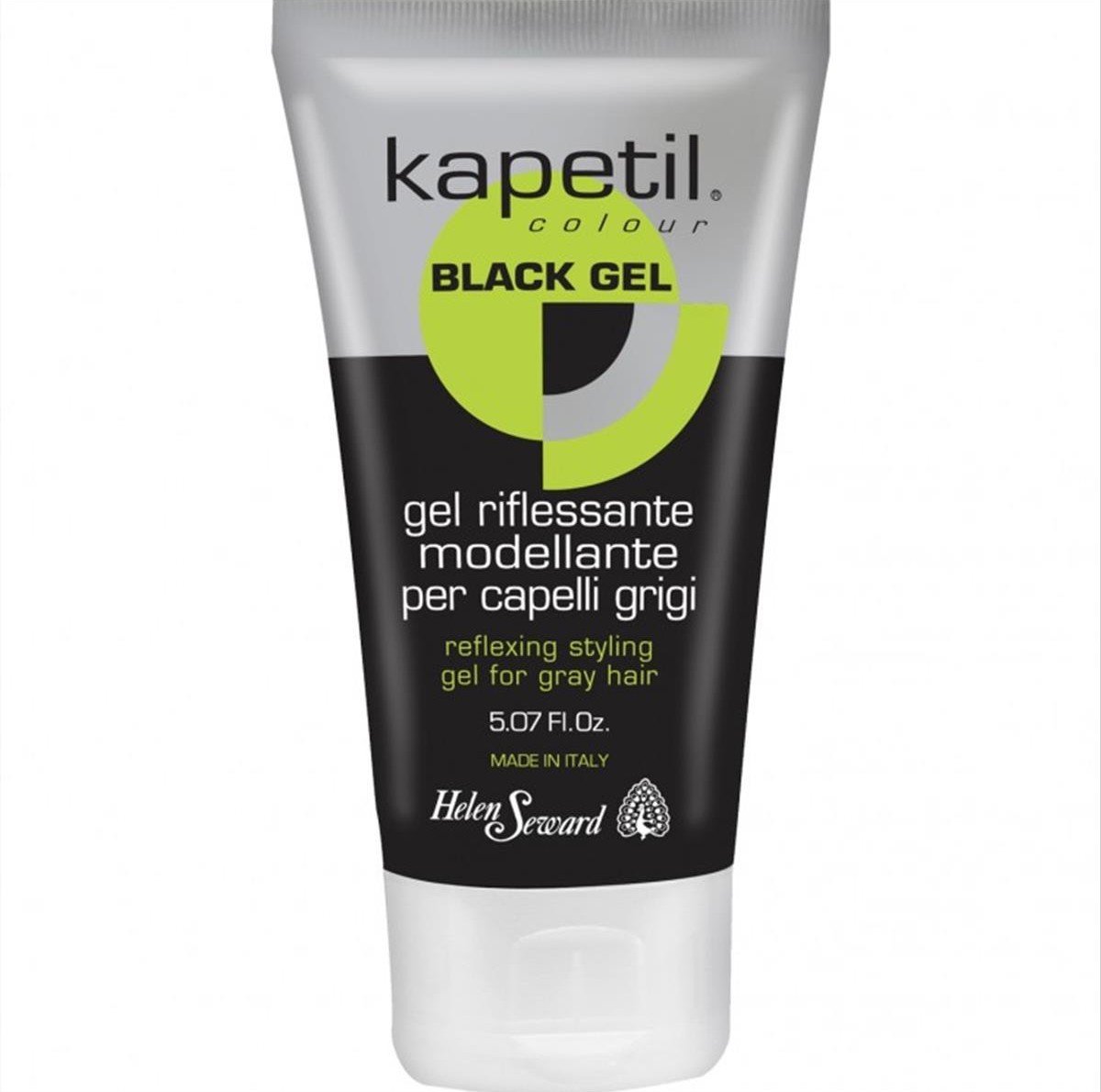 Gel Μαλλιων με Χρώμα kapetil Gel Black