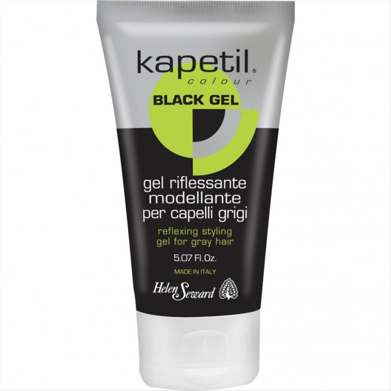 Gel Μαλλιων με Χρώμα kapetil Gel Black