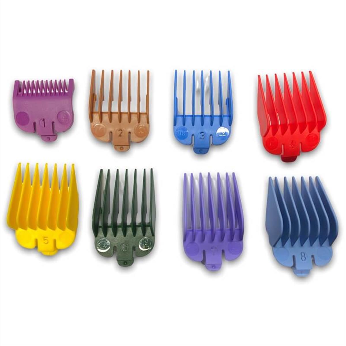 Χτενάκια Ανταλλακτικά Barber Set 8pcs Χρωματιστά