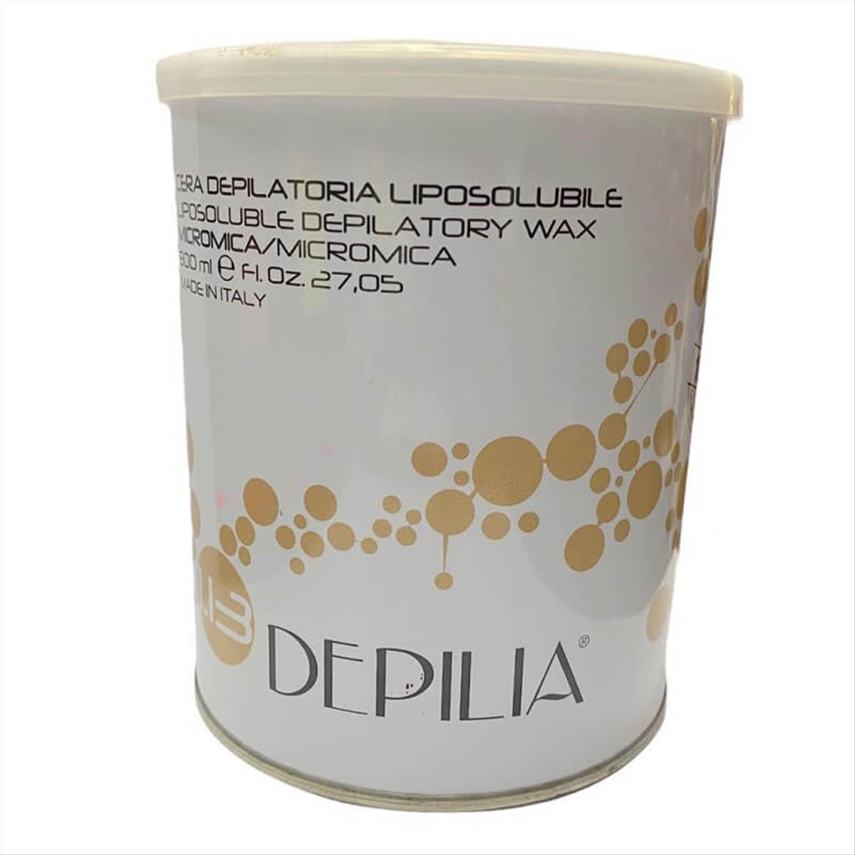 Liposoluble depilatory wax micromica Depilia 800ml