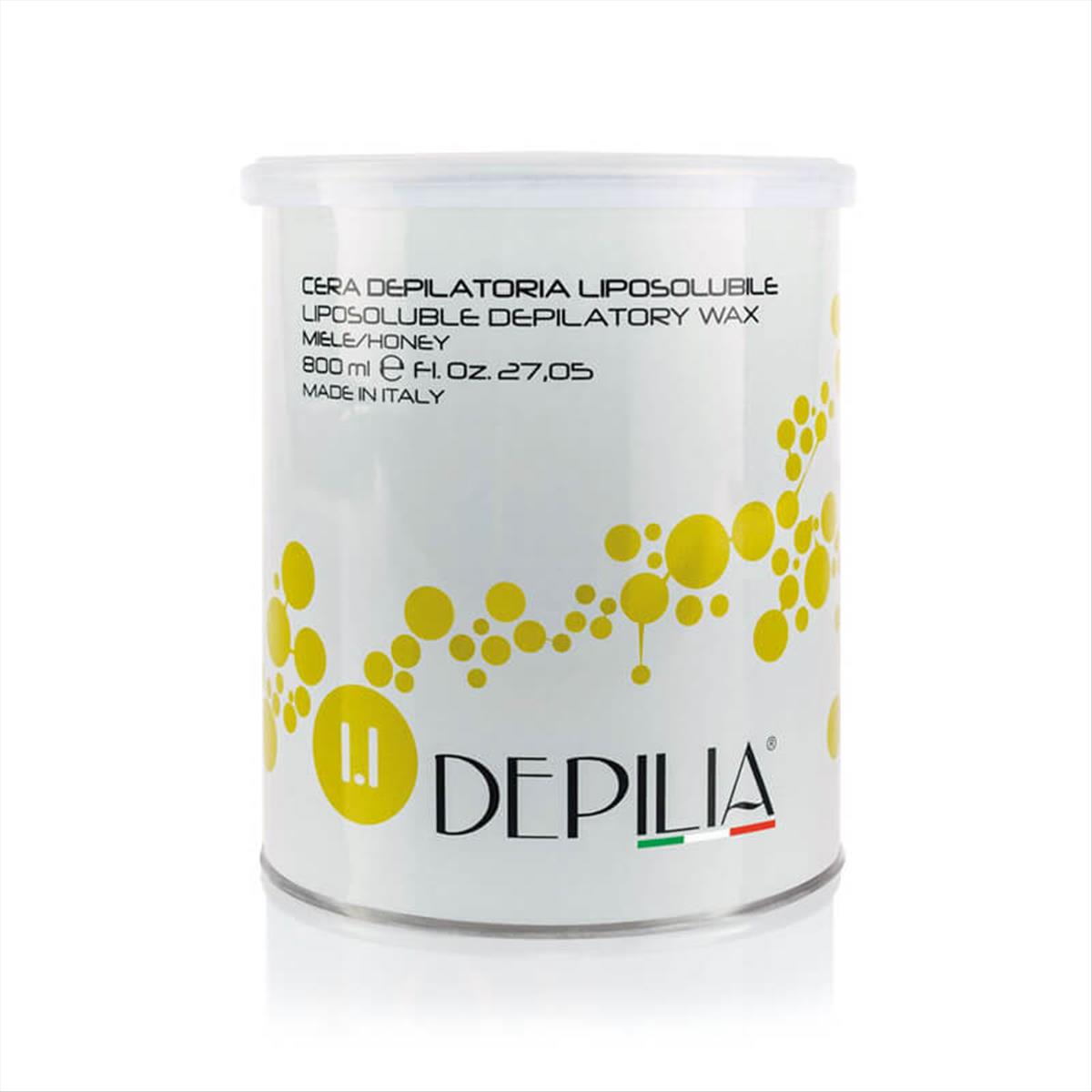 Liposoluble depilatory wax honey Depilia 800ml