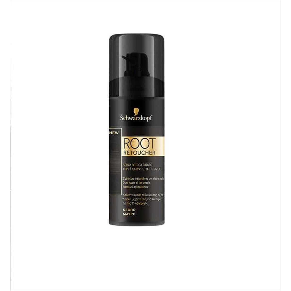 Λακ για Κάλυψη Ρίζας Root Retoucher Schwarzkopf Μαύρο 120ml