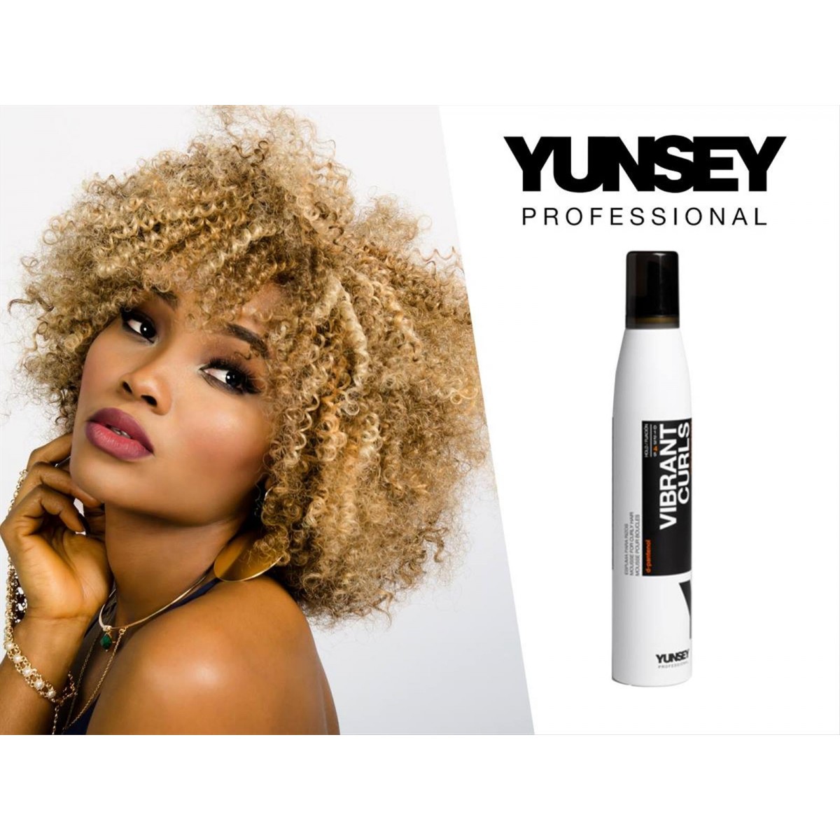 Hair Mouse Vibrant Curls Yunsey 300 ml