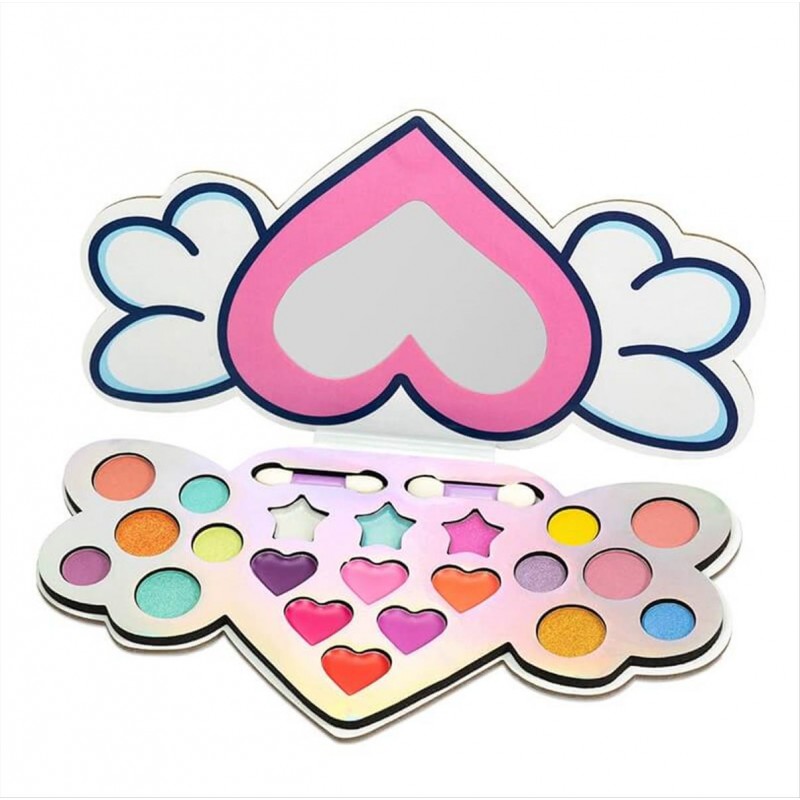 Super Girl Heart Make Up Palette Kids Martinelia