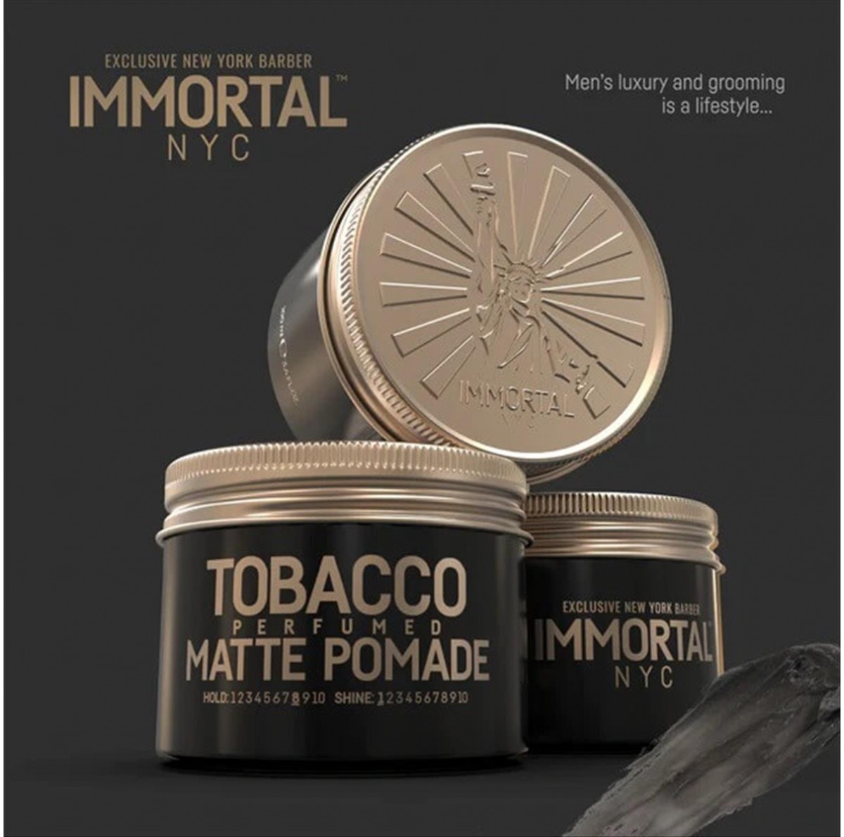 Immortal NYC Tobacco Matte Pomade 100ml