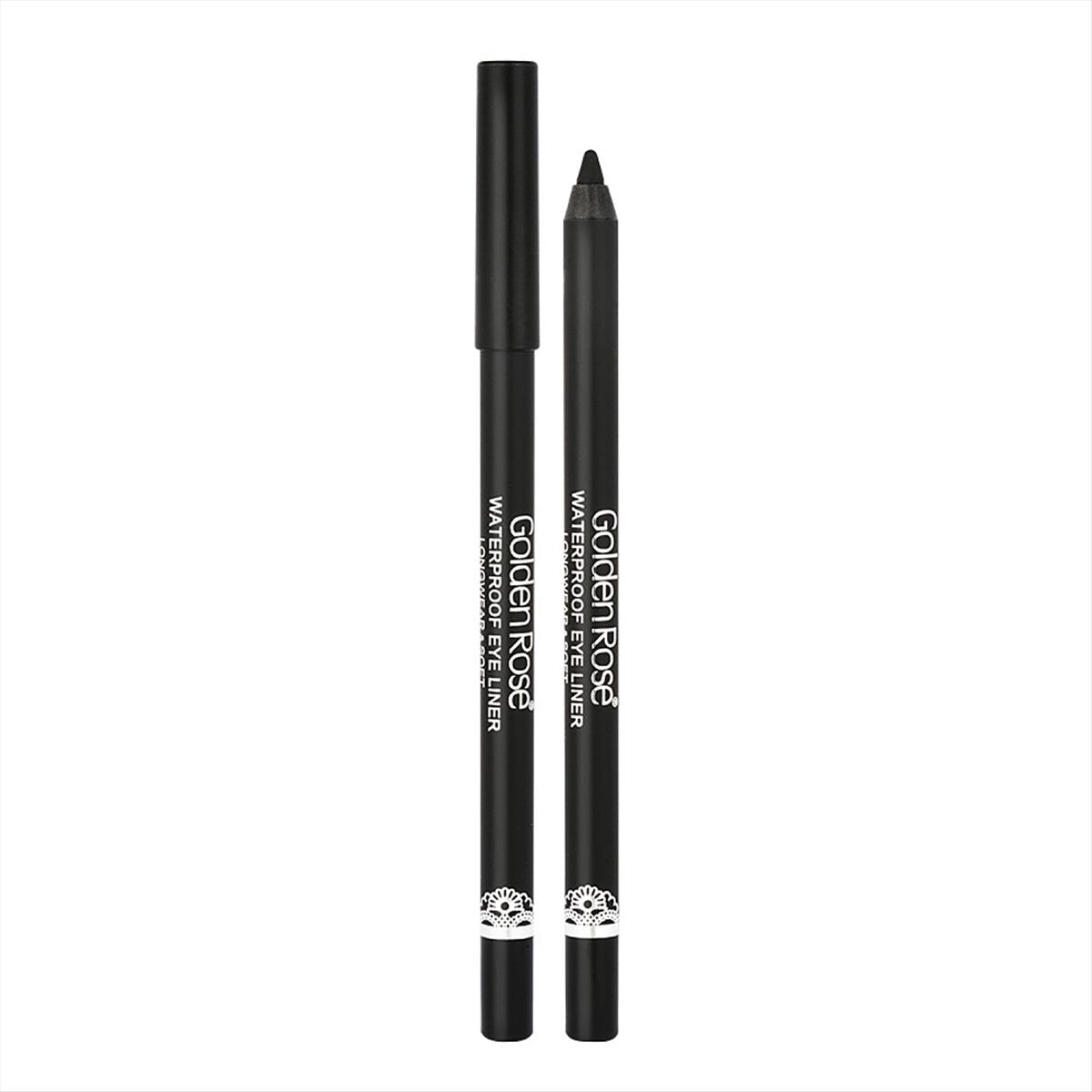 Golden Rose Waterproof Eyeliner Longwear & Soft Ultra Black