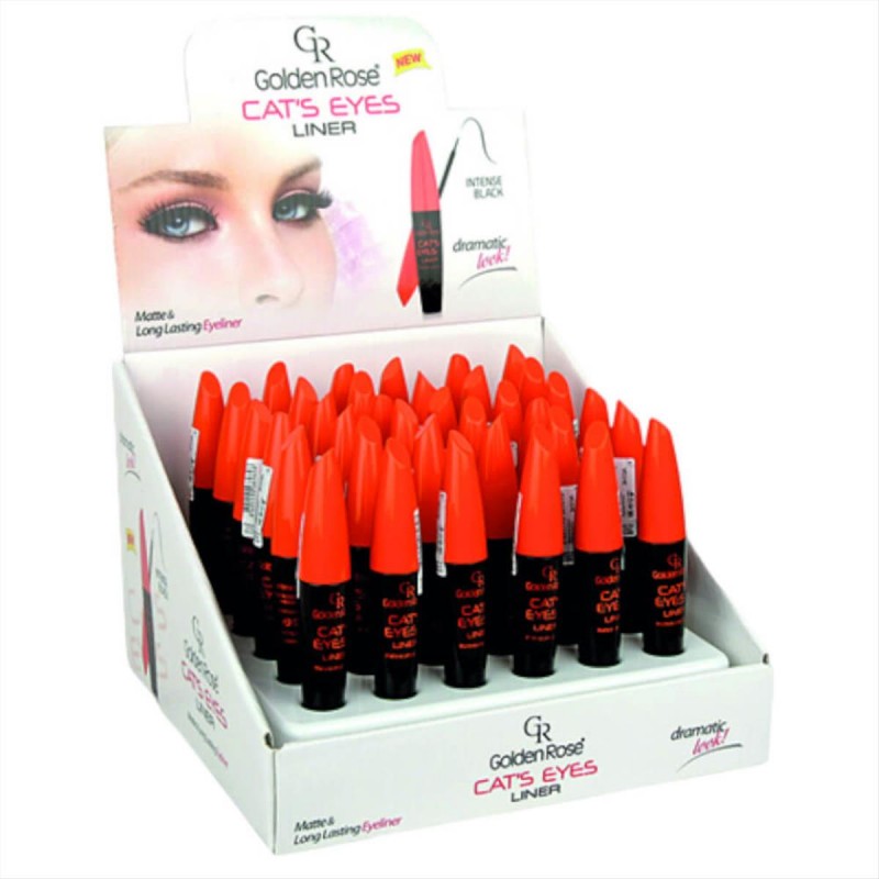 Golden Rose Cat΄s Eyes Liner Black