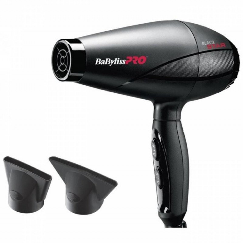 Hair dryer BaByliss PRO Black Star Ionic 2200W Black