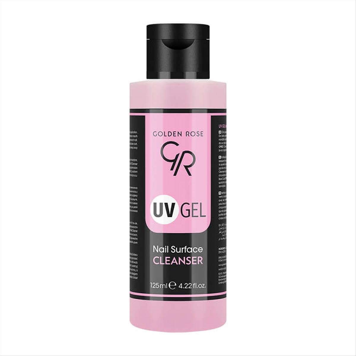 Uv Gel Nail Surface Cleanser Golden Rose 125ml