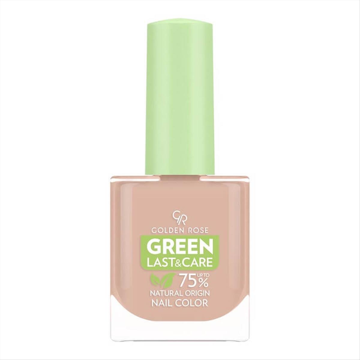 Nail Polish Golden Rose Green Last & Care Natural Origin 112 - 10.2ml