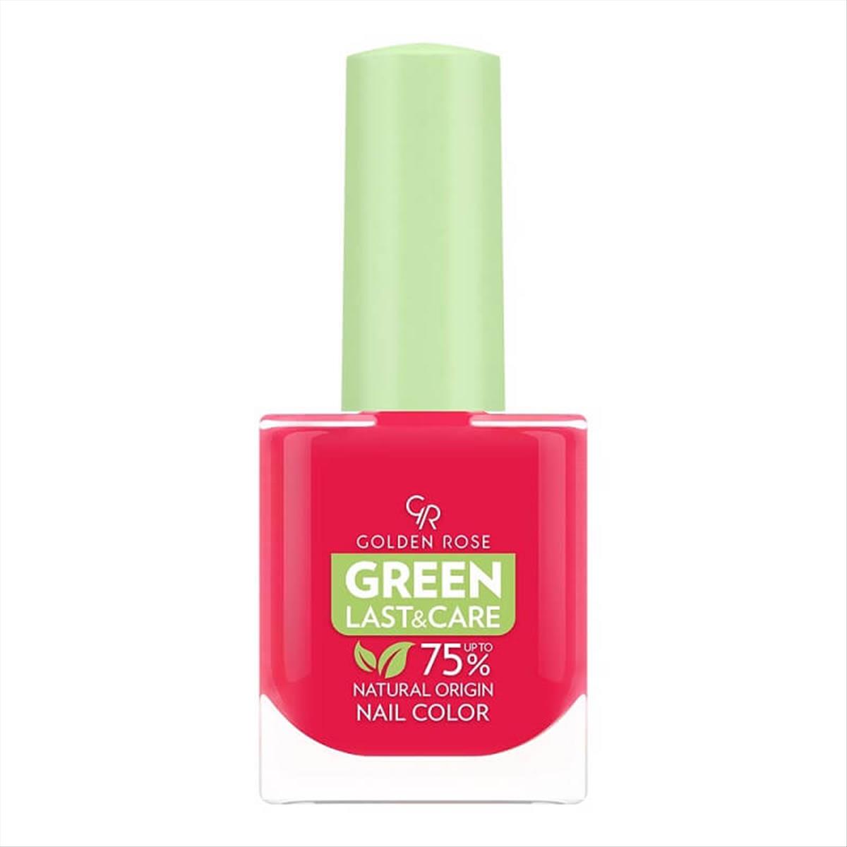 Nail Polish Golden Rose Green Last & Care Natural Origin 123 - 10.2ml