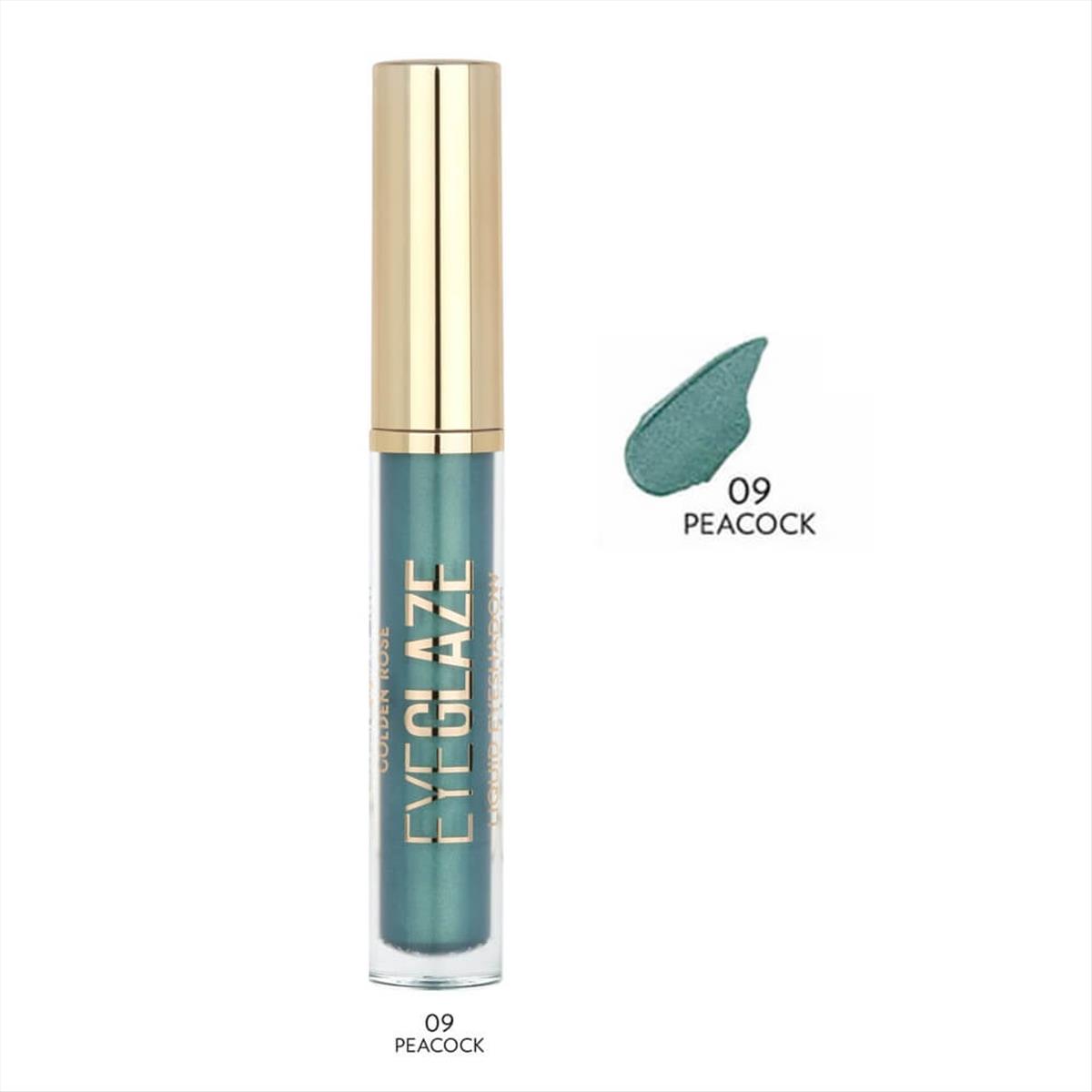 Σκιές Ματιών Golden Rose Eye Glaze Liquid 09 Peacock