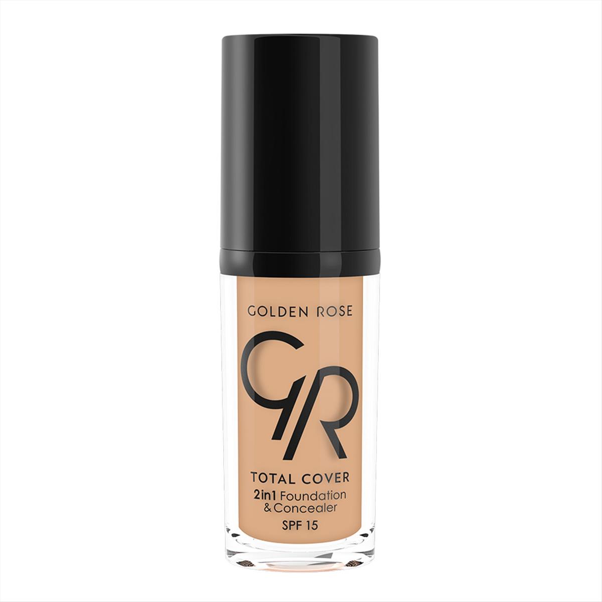 Golden Rose Total Cover 2in1 Foundation & Concealer 04 Beige