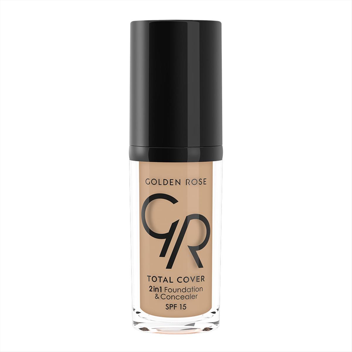 Golden Rose Total Cover 2in1 Foundation & Concealer 06 Taupe