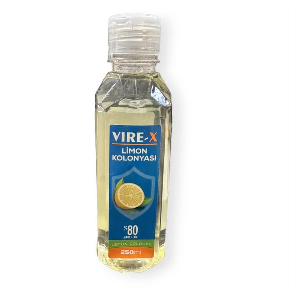 Alcoholic Lotion-Cologne Lemon Vire-x 80% 250ml