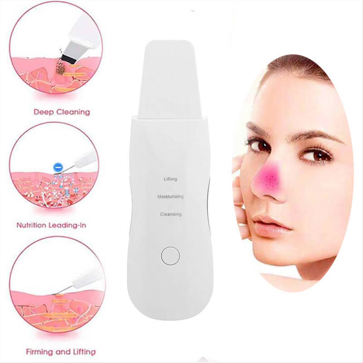 Exfoliating&Reconstructing Facial Cleanser with Ultrasound No Chemicals Sonic Skin Scrubber Kalo