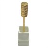 Cylindrical Gold Carbide Nail Wheel