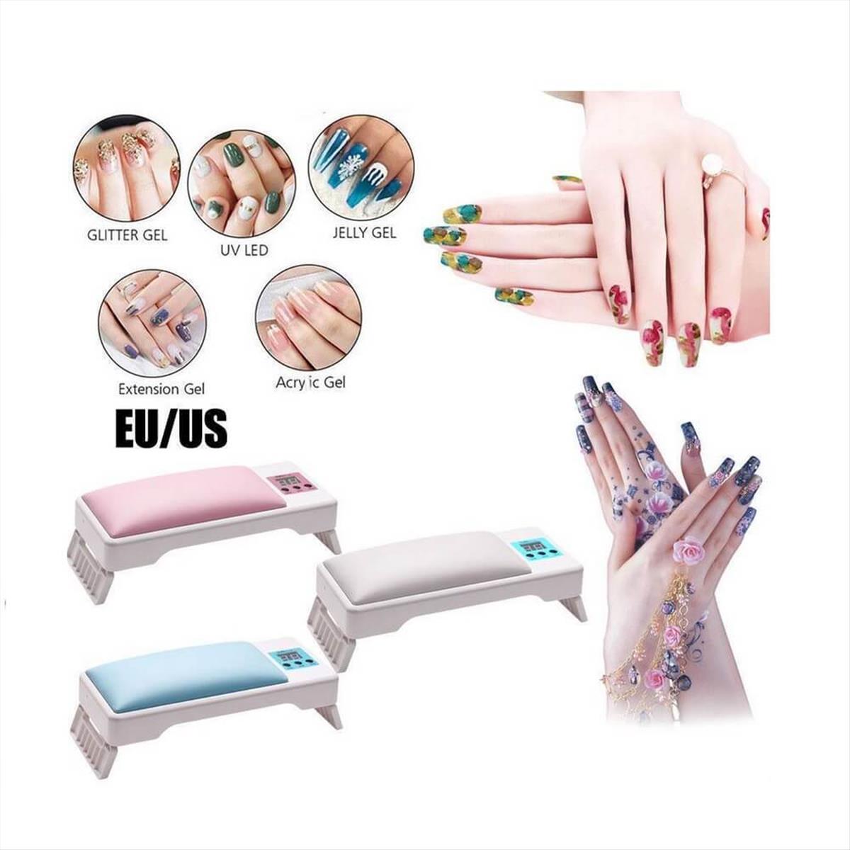 Foldable Manicure Cushion and UV Curing Lamp