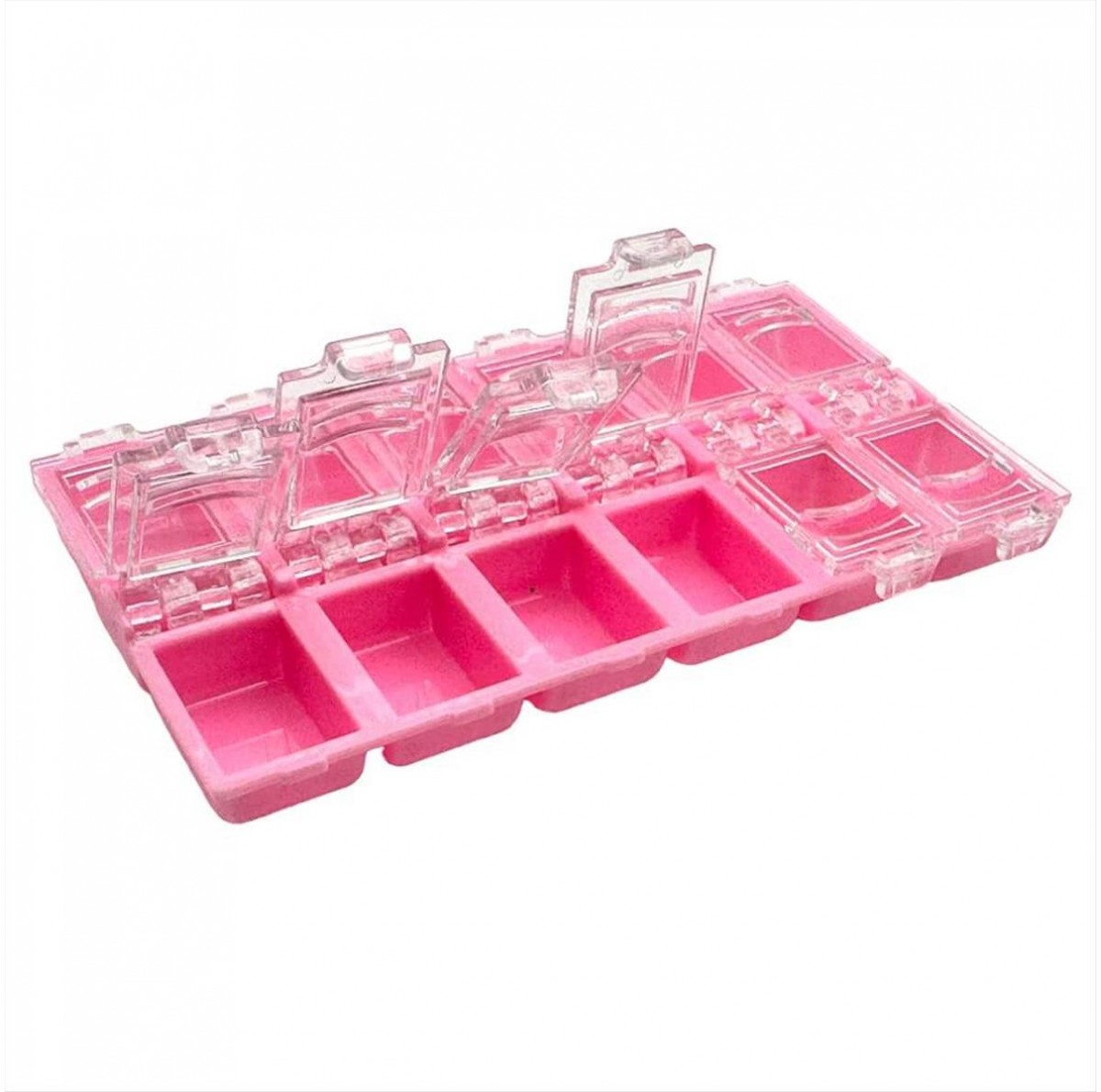 Pink Nail Art Case 12 Places