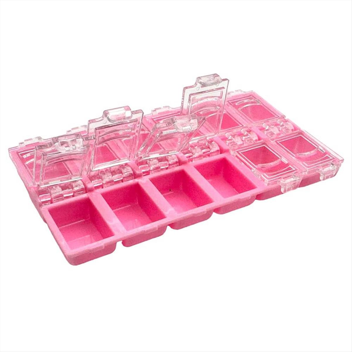 Pink Nail Art Case 12 Places