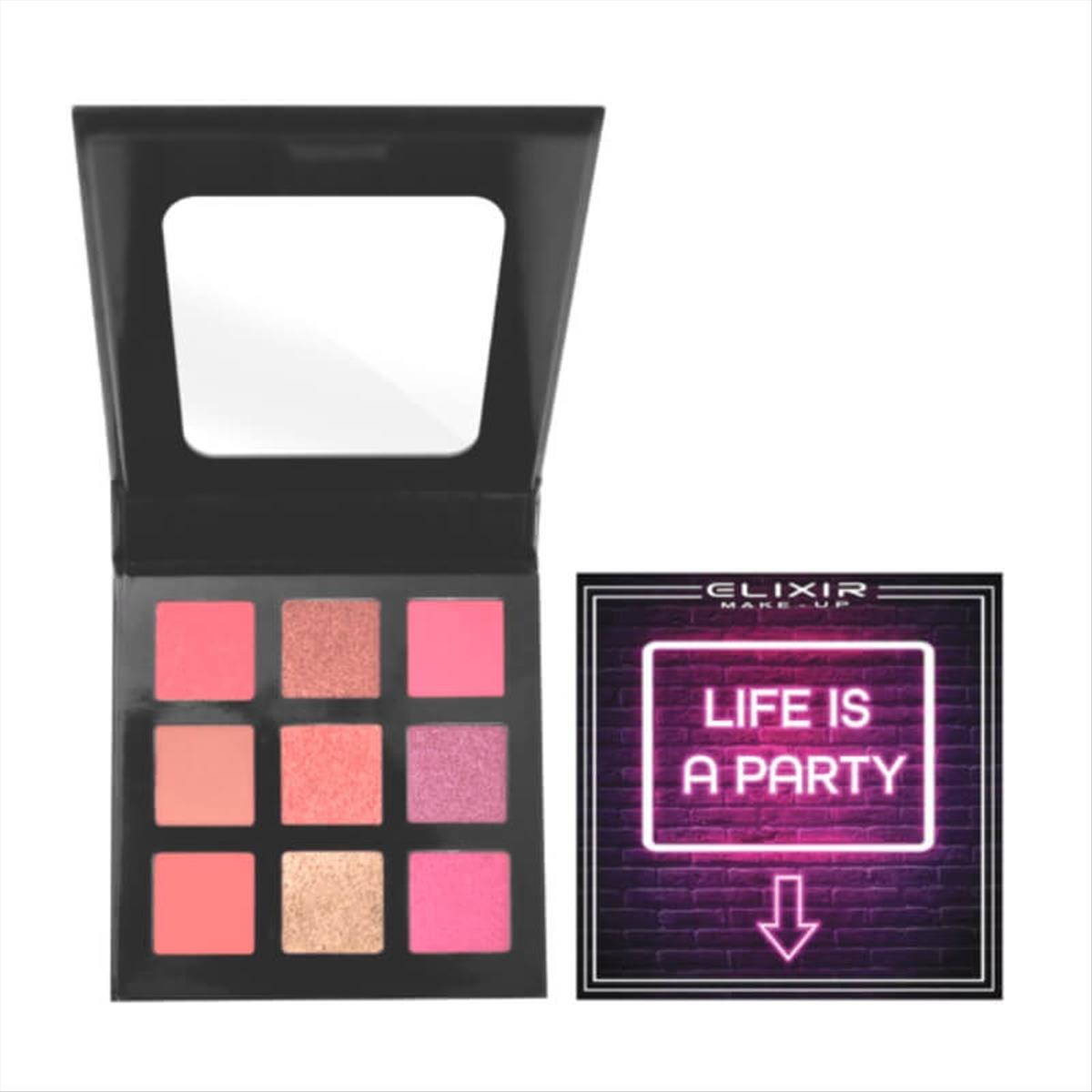 Παλέτα Elixir Eyeshadow Life Is a Party 850H