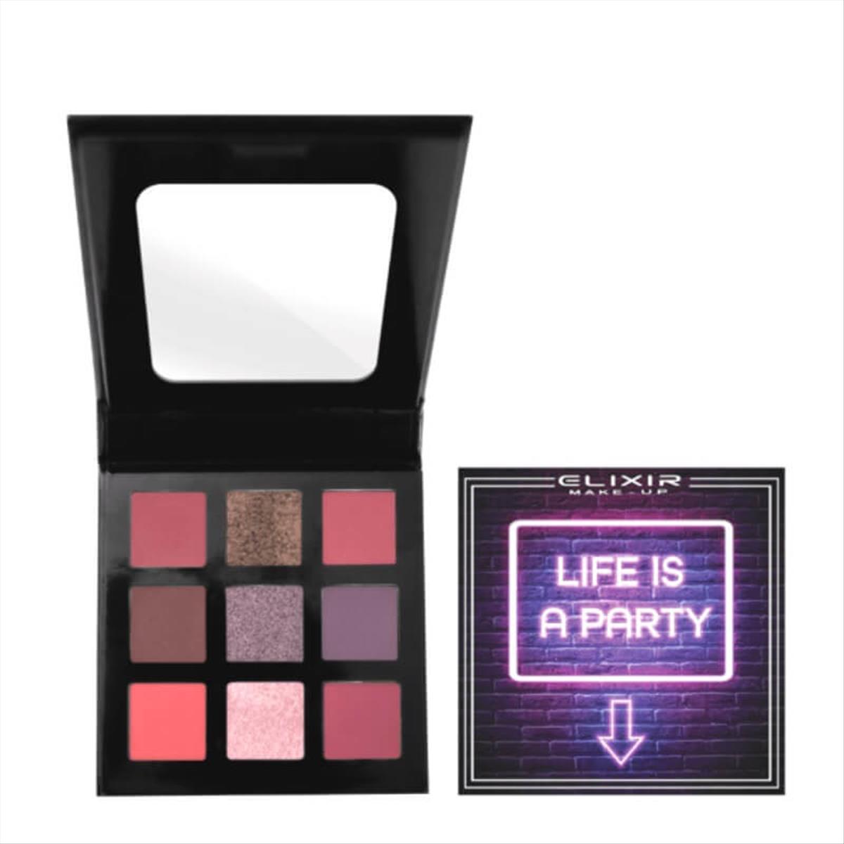 Παλέτα Elixir Eyeshadow Life Is a Party 850G