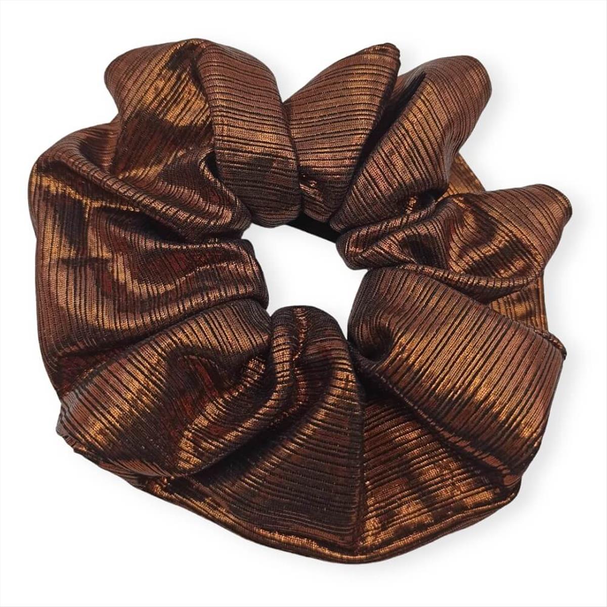 Hair scrunchie shiny