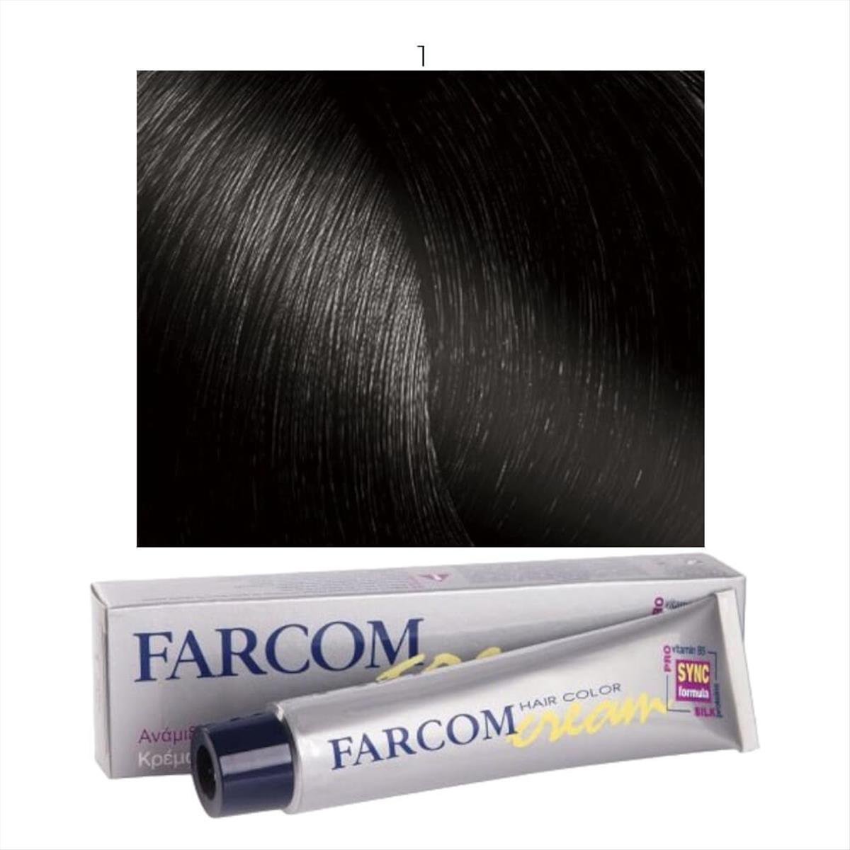 Hair dye Farcom No1 60 ml