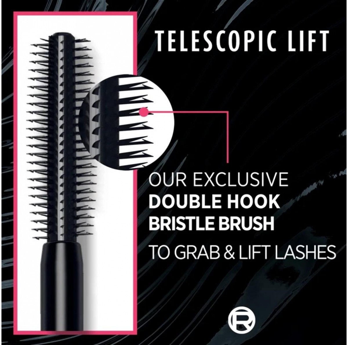 Mascara  L'oreal Telescopic Lifr Black 9.9ml