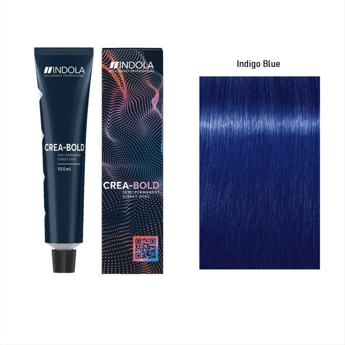 Indola Crea - Bold Hair Dye Indigo Blue 100ml