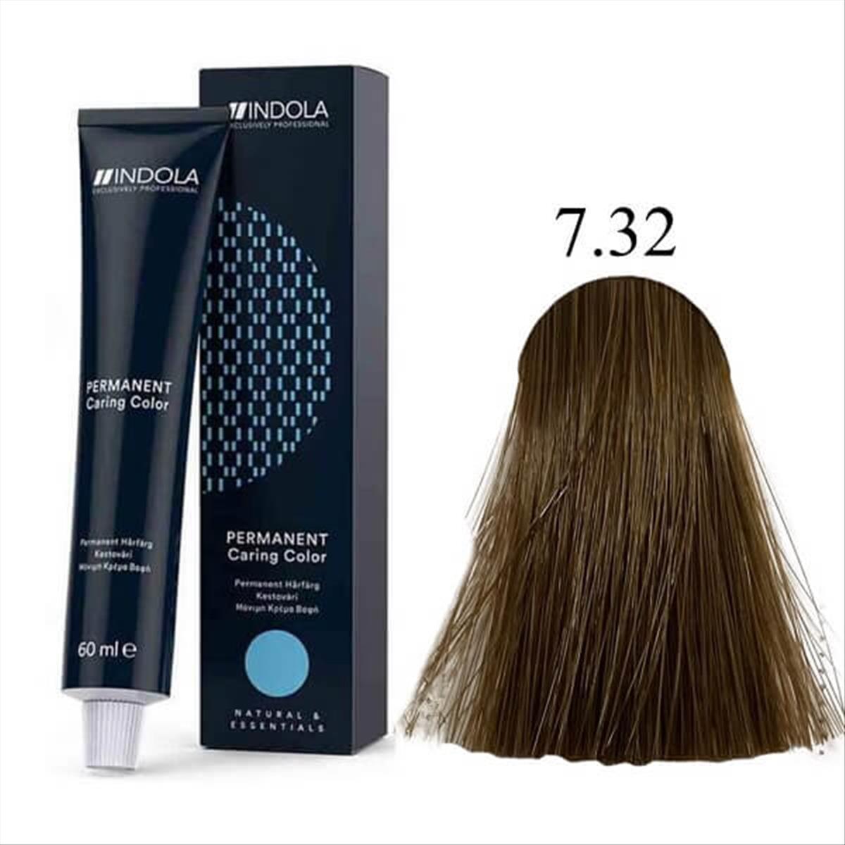 Indola Hair Dye 7.32 Blonde Gold Pearl 60ml