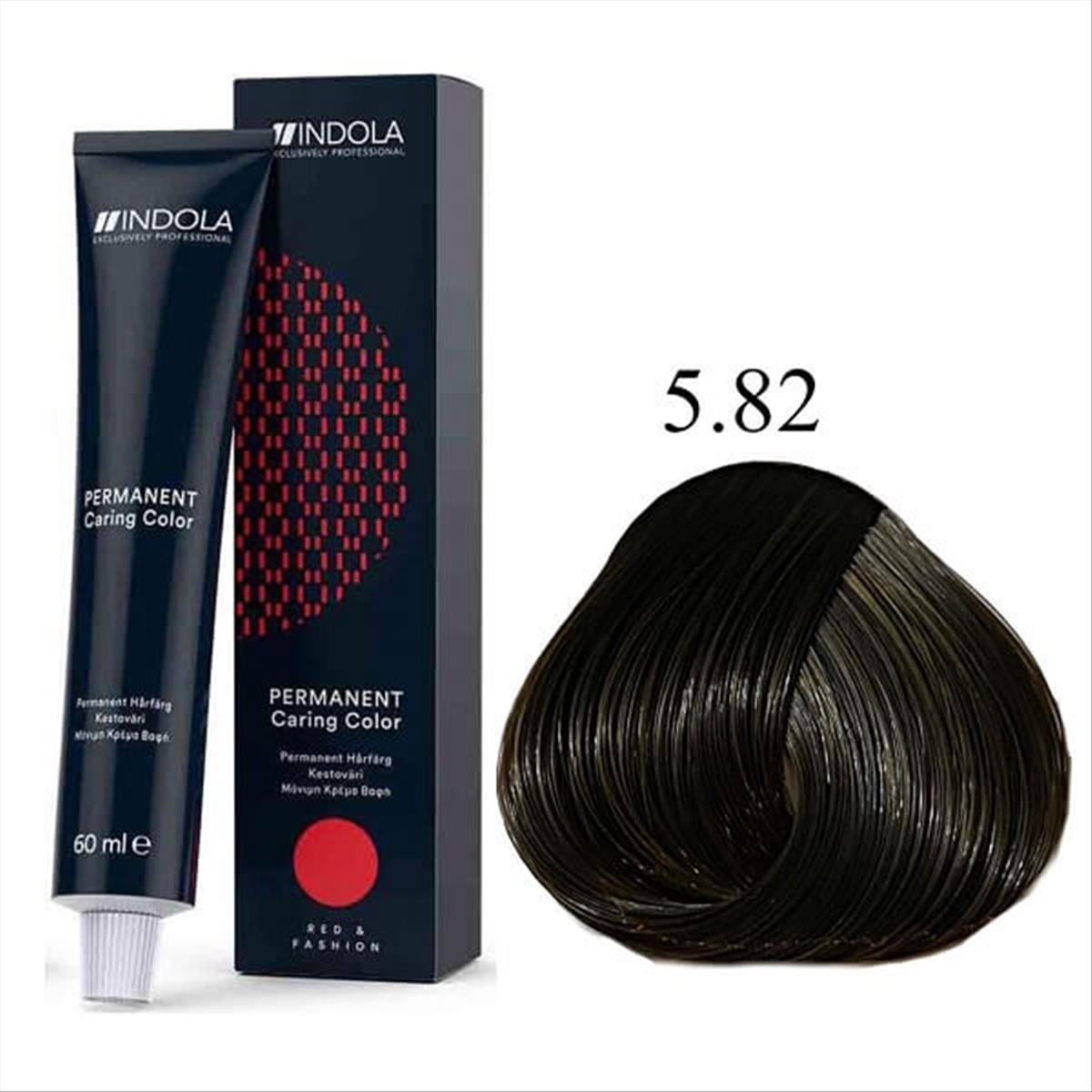 Hair  Color Indola Νο5.82 60 ml