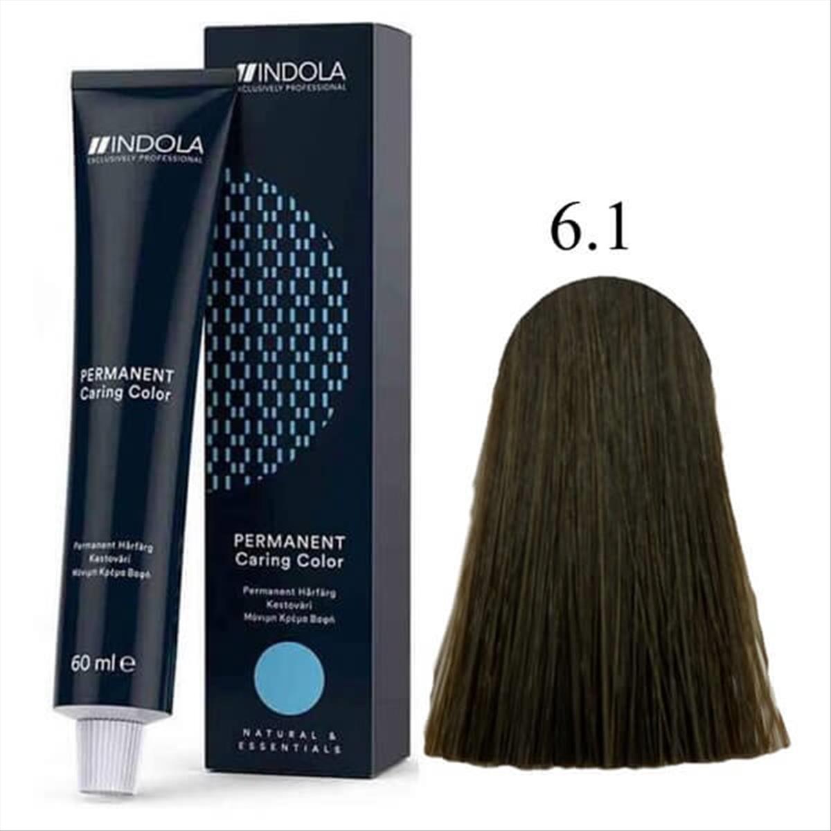 Hair  Color Indola Νο6.1 60 ml