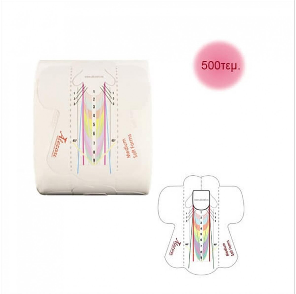 Alezori Nail Form Soft Nail Master 500item