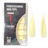 Nail Tips Natural Stilletto Long Half Cover NTS-48 500pcs