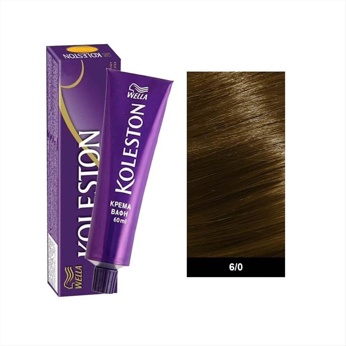 Βαφή Wella Koleston 6/0 Ξανθό Σκούρο 60ml