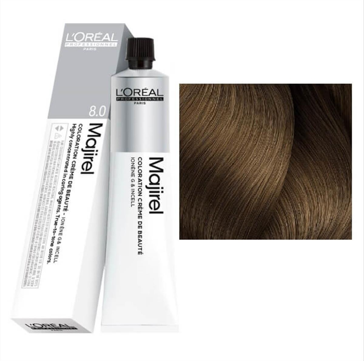 Βαφή L'Oreal Majirel 8.0 Ξανθό Ανοιχτό Βασικό 50ml