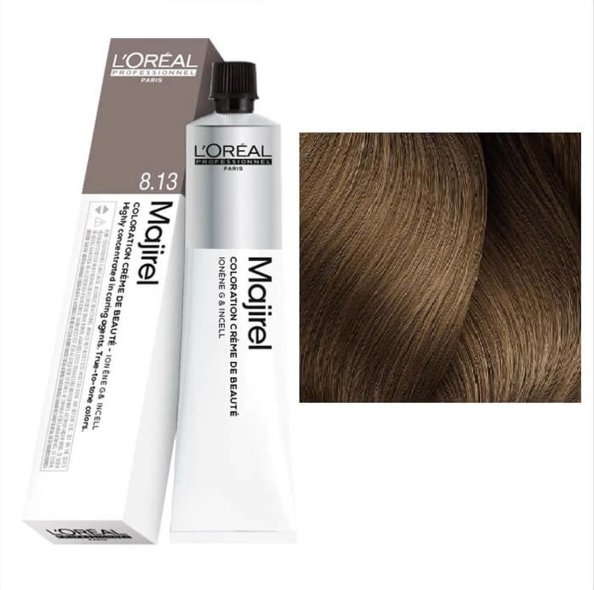 Βαφή L'Oreal Majirel 8.13 Ξανθό Ανοιχτό Σαντρέ Ντορέ 50ml