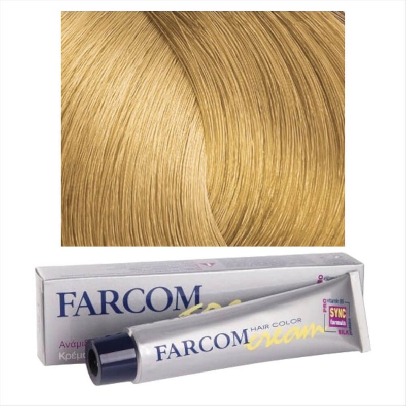 Βαφή μαλλιών 9 ξανθό πολύ ανοιχτό 60ml Farcom