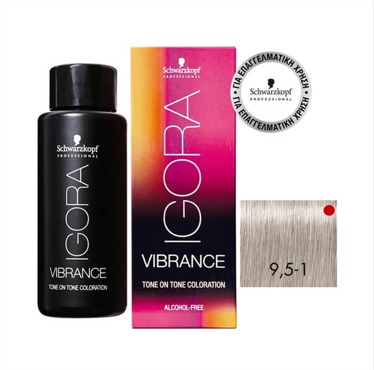 Schwarzkopf Igora Vibrance 9,5-1 Ξανθό Ιβουάρ Σαντρέ 60ml