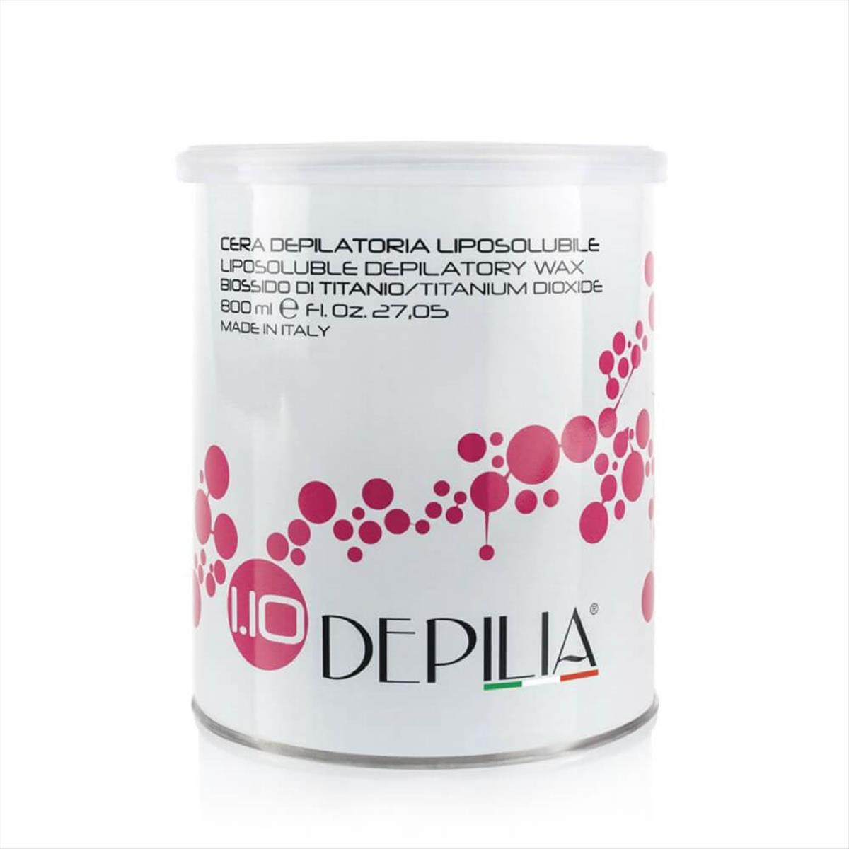 Liposoluble depilatory wax titanium Depilia 800ml