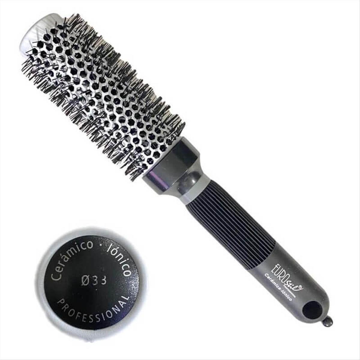 Hair Brush Ceramic-Ionic Eurostil CE33