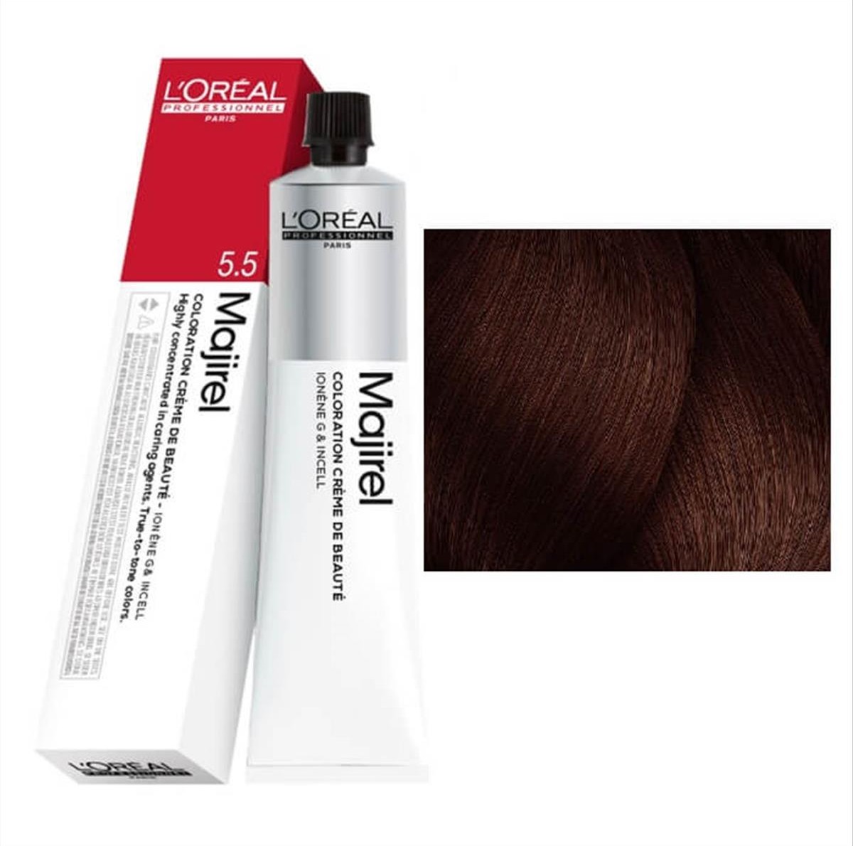 Βαφή L'Oreal Majirel 5.5 Καστανό Ανοιχτό Ακαζού 50ml